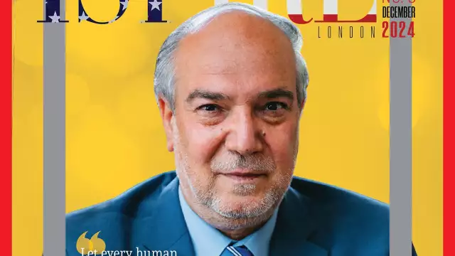 Cover of December 2024 ISFIRE Magazine featuring Executive Director Khalil Demir.