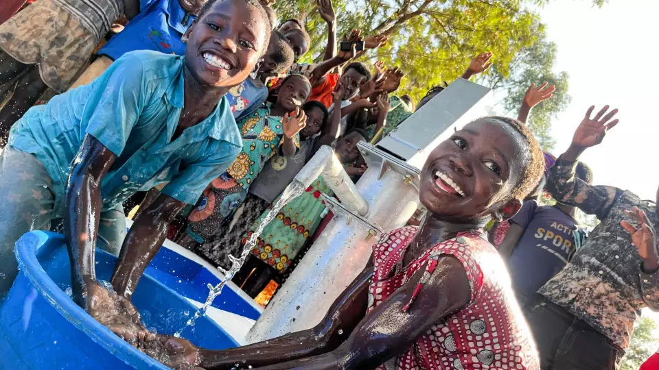 Water pumps near homes allow children to attend school and create better futures.