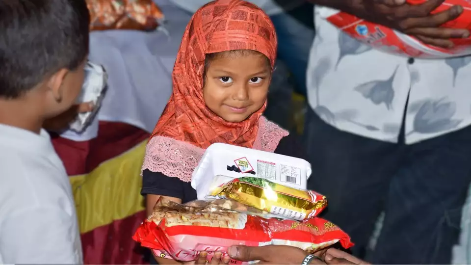 A timid smile at food distributions warm our hearts.