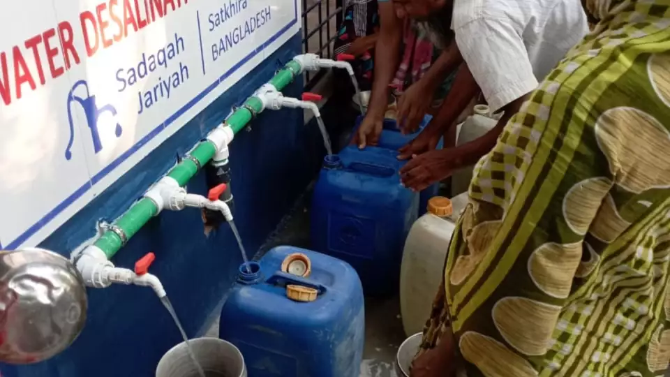 Our water desalination project ensures fresh clean water for communities facing water scarcity.
