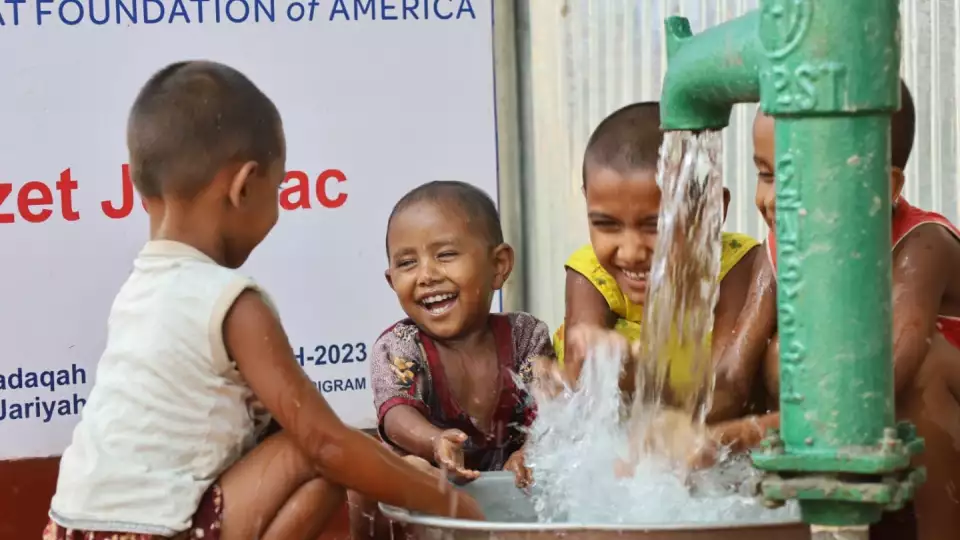 Water pumps help villagers in Bangladesh secure clean water with ease.